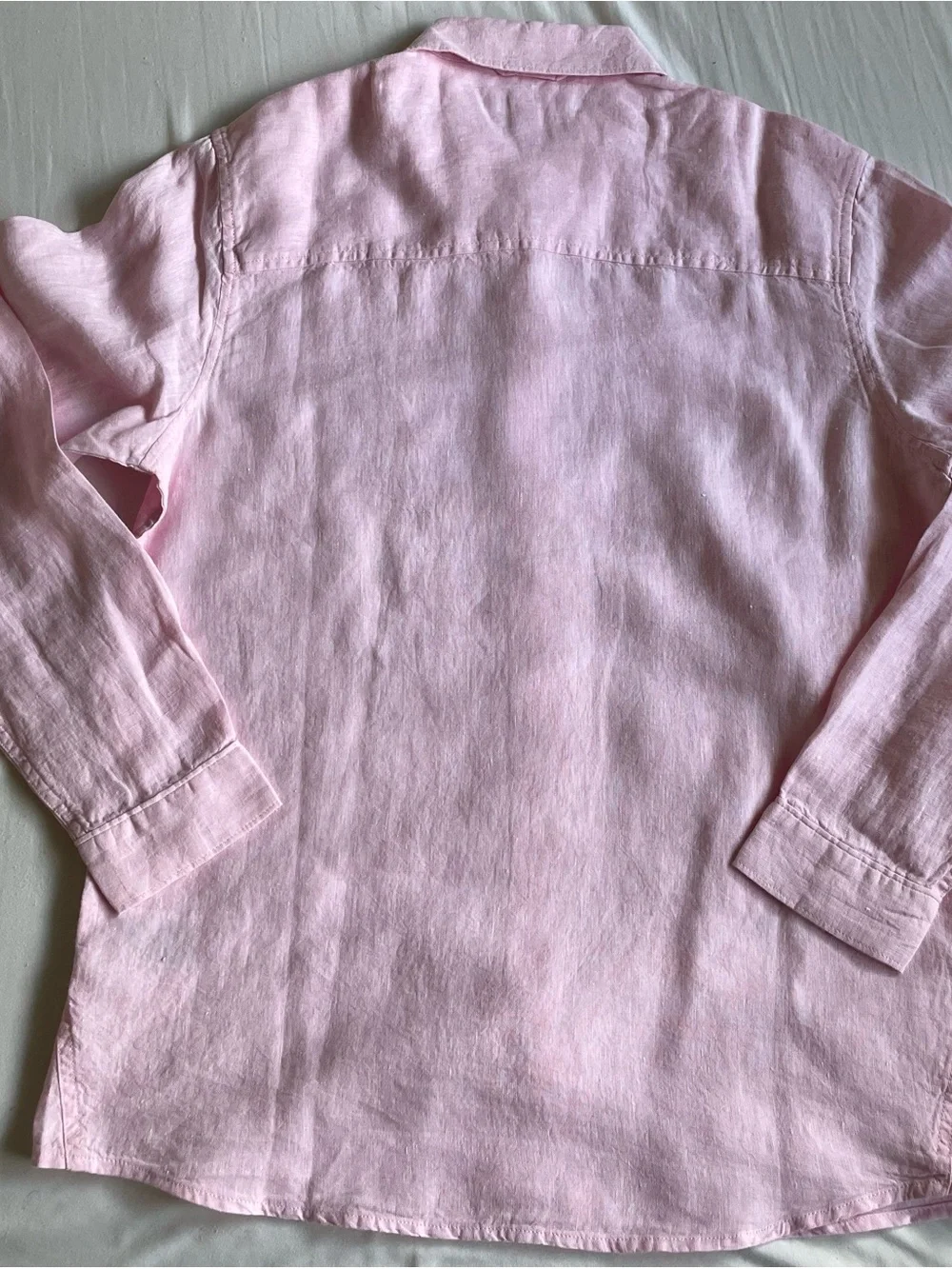 Banana Republic Men’s Pink Linen Button-Down Shirt / S